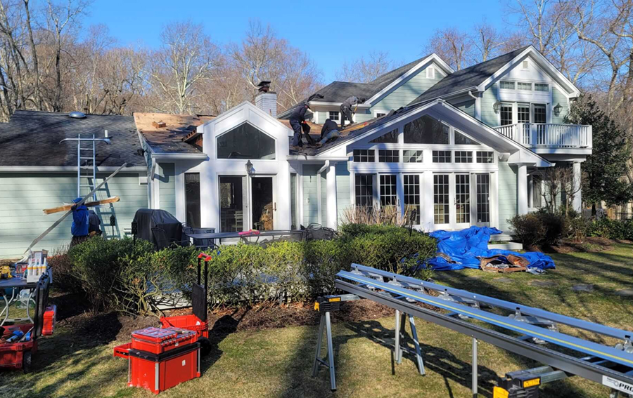 New Roof Installation in Islandia